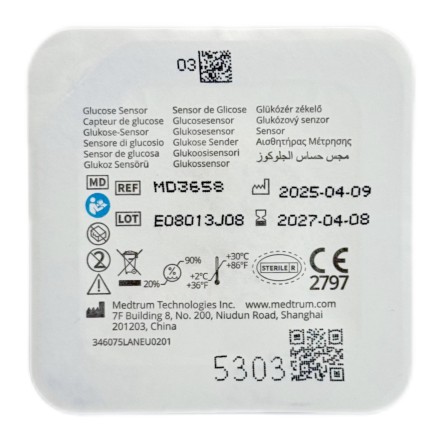 Сенсор мониторинга глюкозы MD3658 Medtrum Медтрум TouchCare Nano CGM