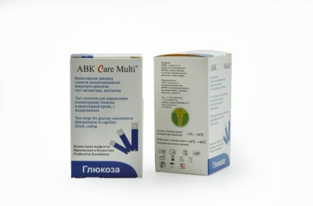 Тест-полоски глюкоза АБК Кеа Мульти ABK Care Multi №50