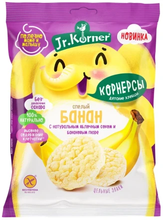 Хлебцы рисовые мини "Банан" Доктор Корнер/Dr.Korner