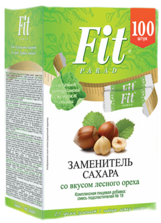Заменитель сахара "Лесной орех" ФитПарад / FitParad № 18
