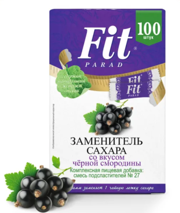 Заменитель сахара "Черная смородина" ФитПарад / FitParad № 27