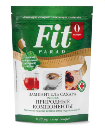 Заменитель сахара "Природные компоненты" ФитПарад / FitParad № 7